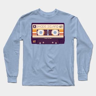 Rhode Island Retro Four Oh One Long Sleeve T-Shirt